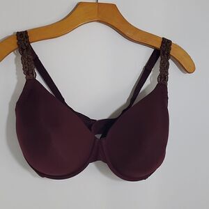 Natori Body Double Full Fit Contour Underwire Bra 34DDD Purple 136001